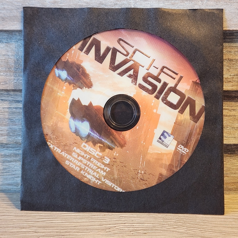 🖤 Sci Fi Invasion Science Fiction DVD Disc 3   4 Movies